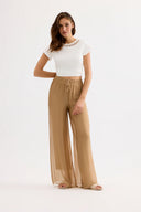 Sheer flowy pants