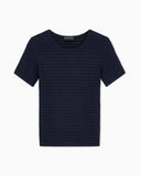 Slim-fit striped jacquard jersey shirt Signature Capsule