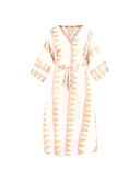 ROBE JASMIN BLANCHE, ROSE ET BRONZE
