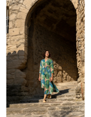 ROBE NINON BLEUE ET VERTE