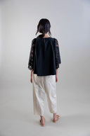 Soft Volume Relaxed Pants with Elastic Waistband