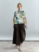 Air Drift Wide-Leg Culotte with Drawstring Waist