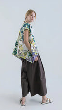 Air Drift Wide-Leg Culotte with Drawstring Waist