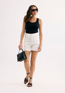 Elegant high-waisted shorts