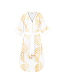 ROBE JASMIN BLANCHE ET DOREE