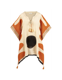 KAFTAN NIGELLE BEIGE ET ORANGE