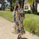 ROBE LOUISE MULTI CLAIR