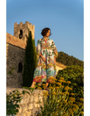 ROBE MELAINE JUNGLE BLEU