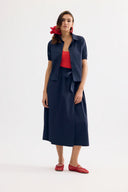 Fitted short-sleeve shirt