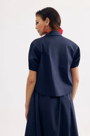 Fitted short-sleeve shirt