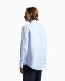 Solid color linen shirt