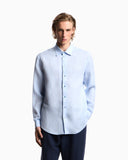 Solid color linen shirt