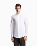 Solid color linen shirt
