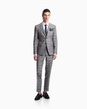 Cotton dress shirt with long sleeves and pointed collar