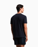 Sea embroidery beachwear T-shirt in jersey