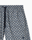 Mixed pattern swim shorts