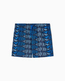Swim shorts with all-over logo