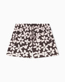 Flower eagle patterned swim shorts