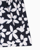 Flower eagle patterned swim shorts