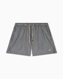 Striped print swim shorts