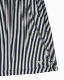 Striped print swim shorts
