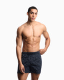 Swim shorts with small logo designs