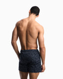 Swim shorts with small logo designs