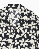 Flower eagle pattern beachwear shirt