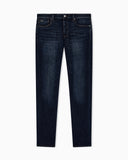 J75 slim-fit, stone-washed 8.6-oz comfort stretch-denim jeans