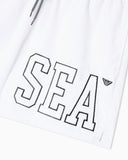 Sea embroidery beachwear shorts