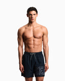 Sea embroidery beachwear shorts