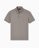 US Exclusive jacquard jersey polo shirt