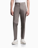 Cotton-silk fabric trousers