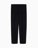 Cotton-silk fabric trousers