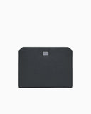 Document holder pouch in tumbled leather