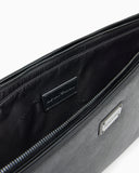 Document holder pouch in tumbled leather