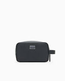 Tumbled leather washbag