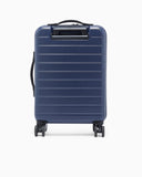 ABS carry-on case with Saffiano detail and eagle plate