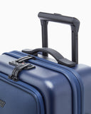 ABS carry-on case with Saffiano detail and eagle plate