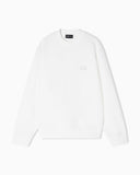 Double jersey sweatshirt with embossed EA logo embroidery