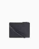 Tumbled-leather pouch
