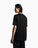 Lyocell-blend jersey T-shirt with embossed eagle embroidery