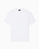 Jersey T-shirt with all-over jacquard lettering