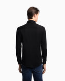 Slim-fit shirt in a Lyocell-blend jersey
