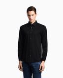 Slim-fit shirt in a Lyocell-blend jersey