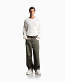 Half fisherman’s rib knit jumper