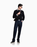 Half fisherman’s rib knit jumper