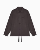 Nylon blouson with logo embroidery