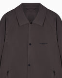 Nylon blouson with logo embroidery