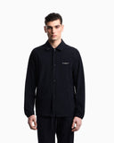Nylon blouson with logo embroidery